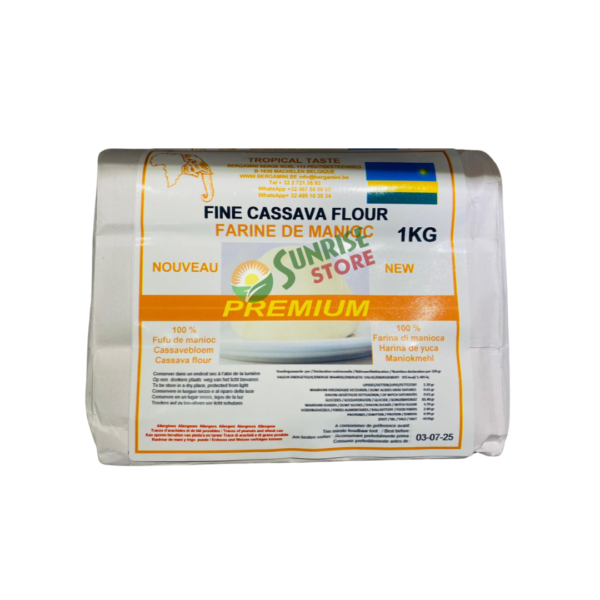CASSAVA FLOUR RWANDA 1KG – FARINE MANIOC RWANDA 1KG